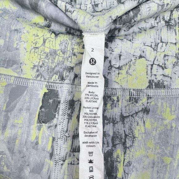 LULULEMON | Wunder Under Leggings Cinder Grain Smoked Spruce Women’s Size 2 - Picture 9 of 11